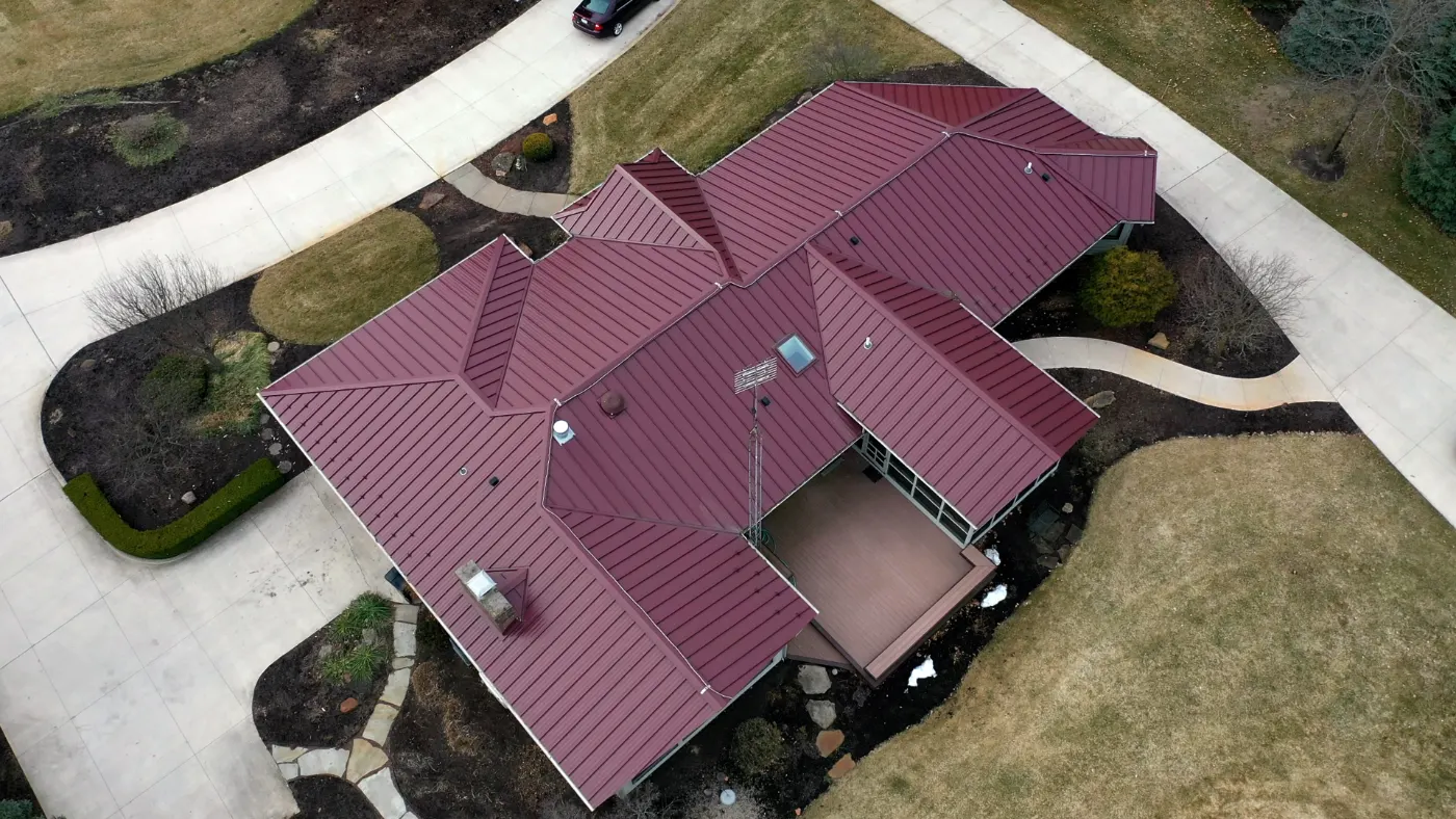 Tarping and dry-in on a Hunting Creek commercial roof
